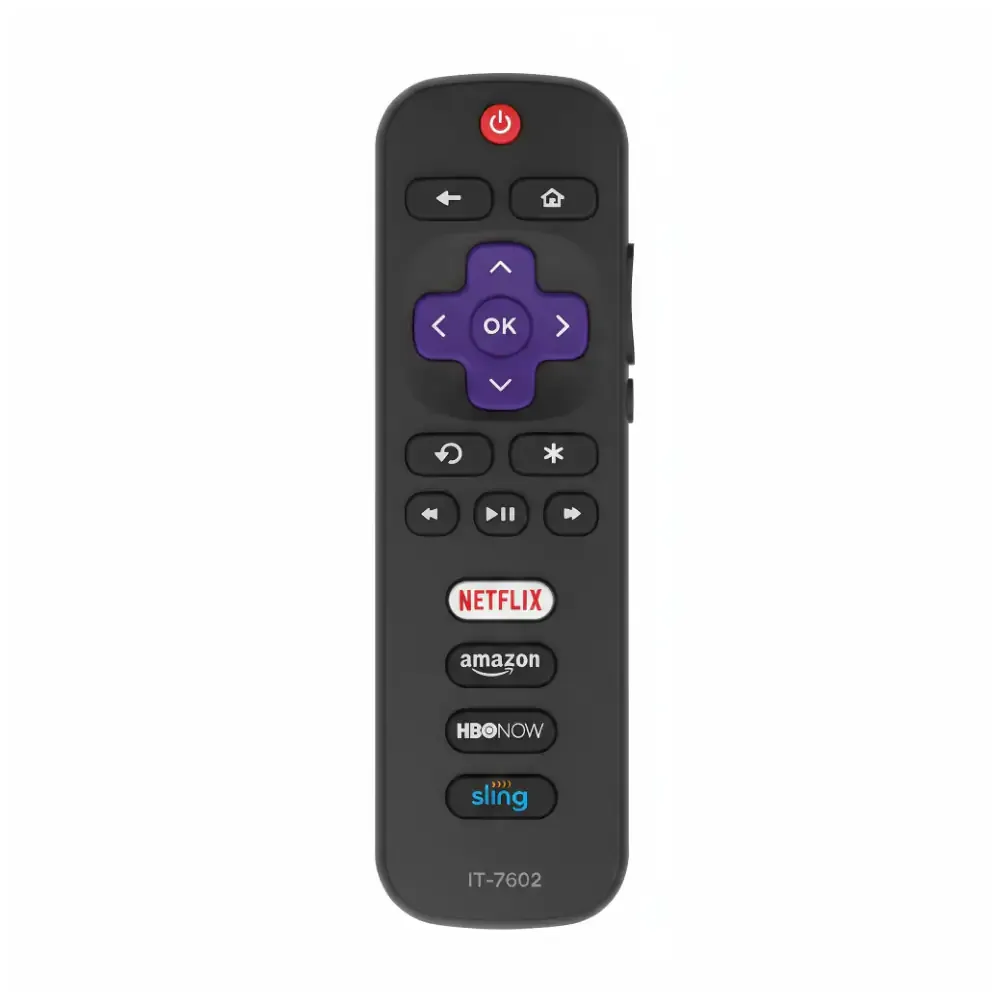Control remoto it-blue compatible con roku tv, 4 botones de acción rápida, alcance de 10m / it-7602