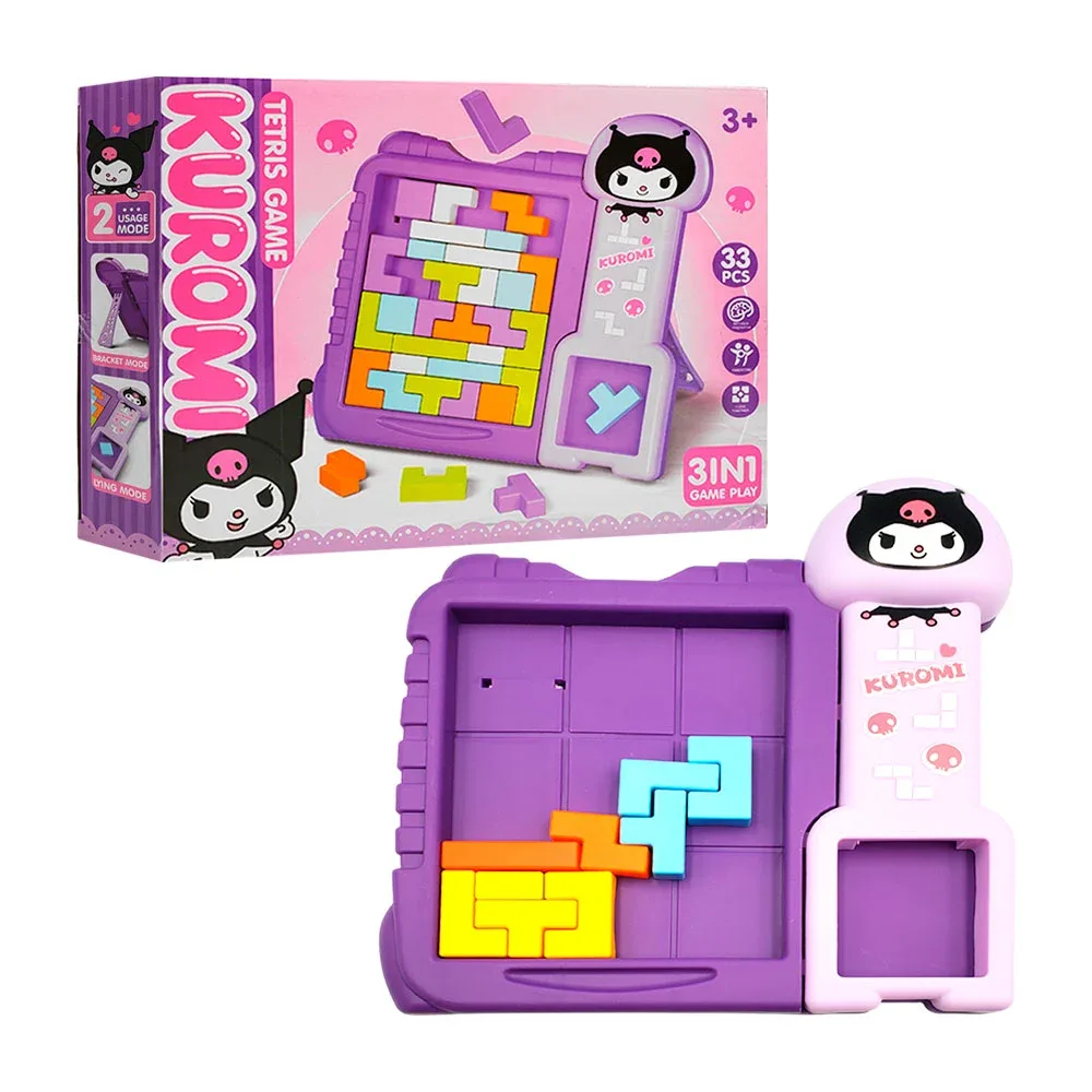 Juguete interactivo de construcción con estampado de personajes animados