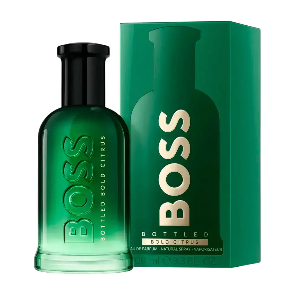 Perfume boss bottled bold citrus en spray con fragancia para hombre, 100ml