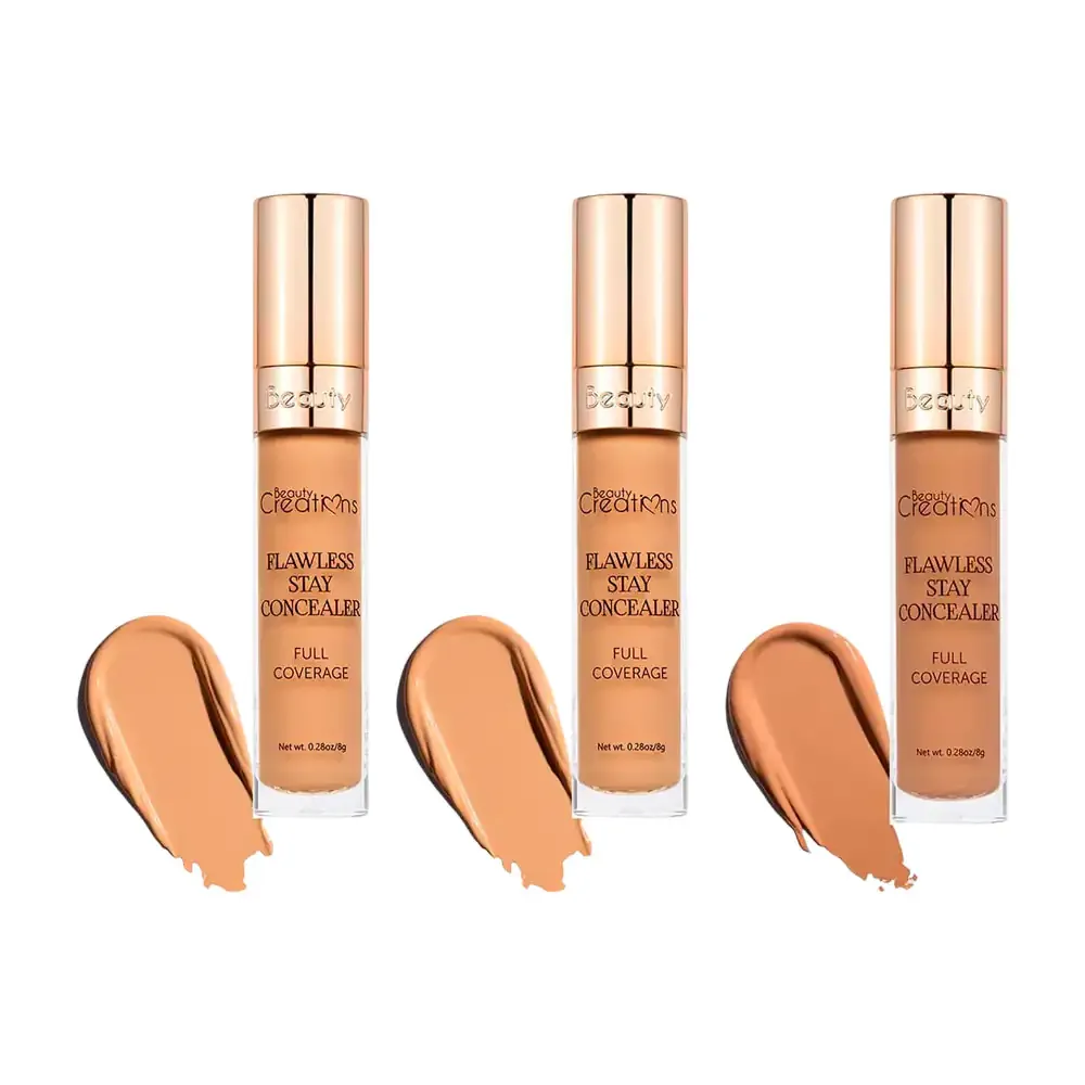 1pza corrector líquido fawless stay concealer en tonos mate, 8g, variedad de tonos / beauty creations