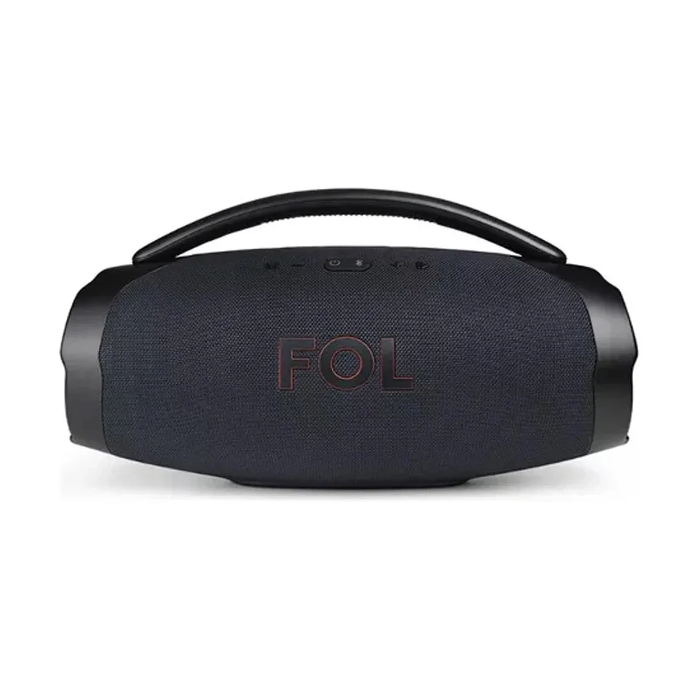 Bocina fol portátil recargable con diseño en forma ovalada + agarradera y batería de alta duración 110w, variedad de colores / fs-r207la