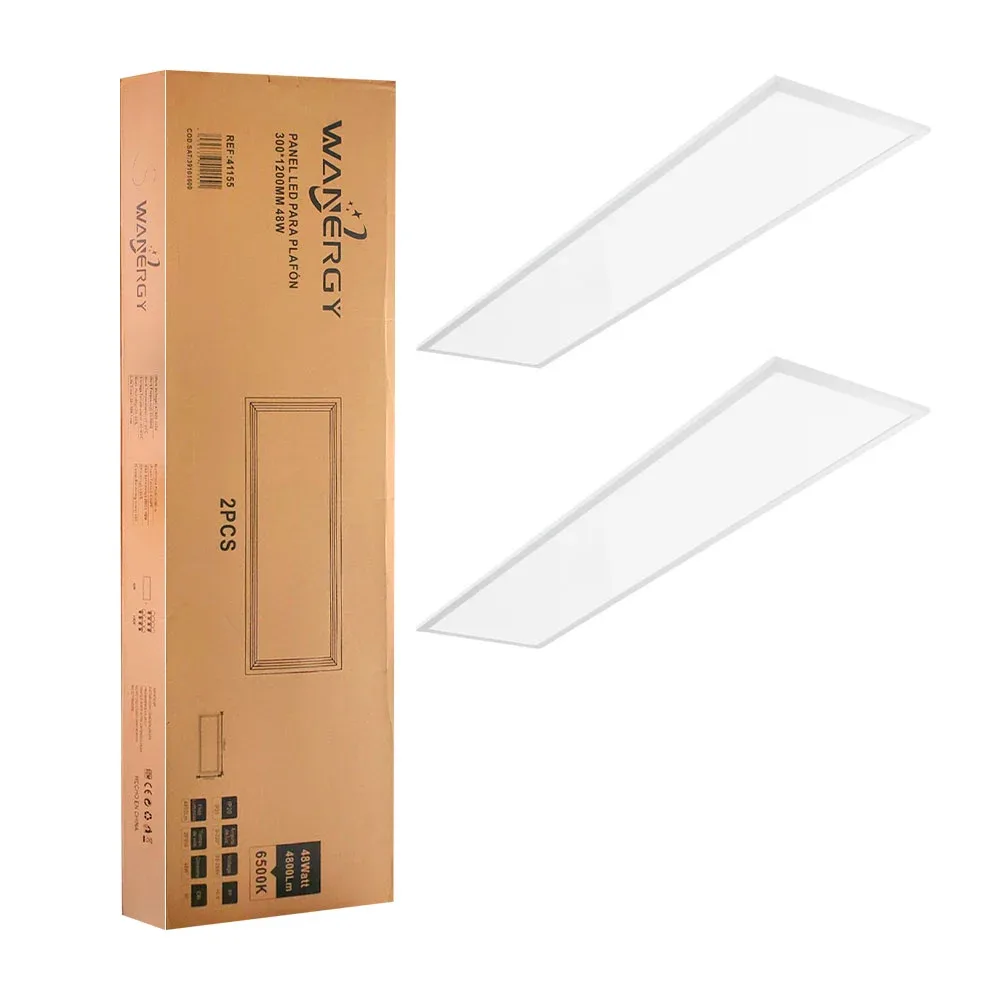 Panel led wanergy tipo plafón para el techo 48w, 1195x295mm / 41155
