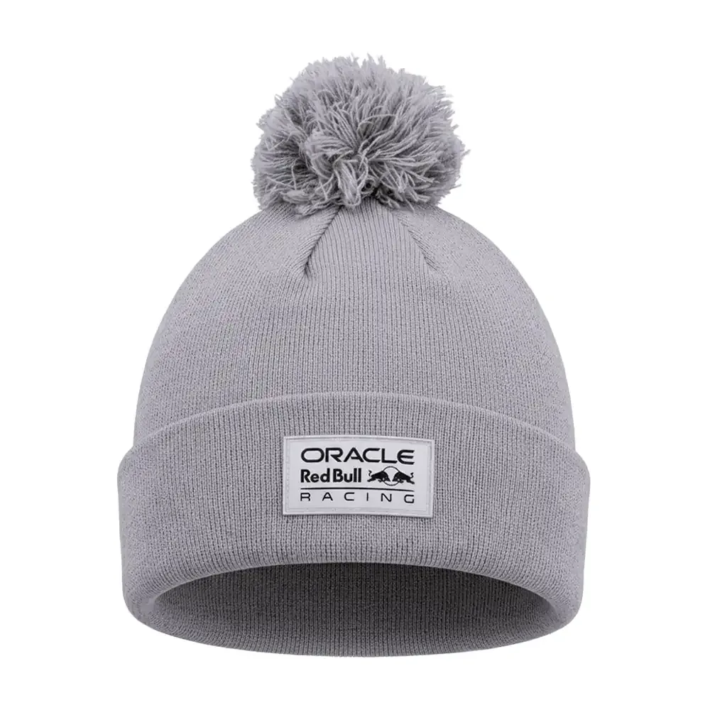 Gorro invernal tejido new era original con pompóm y diseño de marca, variedad