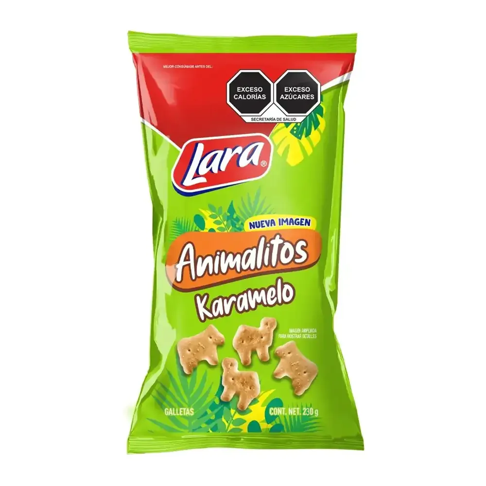 Galletas lara animalitos karamelo 230g / 444954