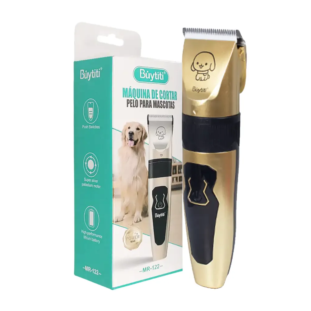 Máquina rasuradora buytiti para mascota con 4 cabezales intercambiables