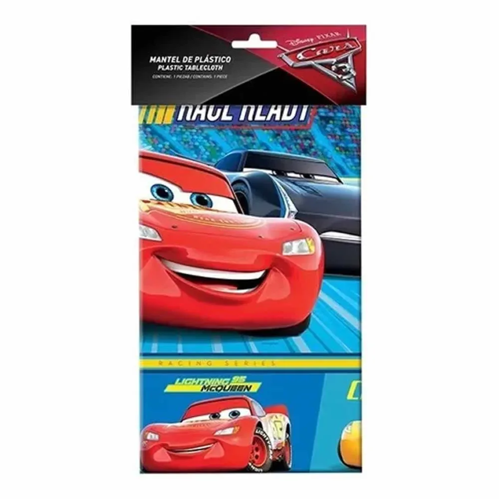 Mantel de plástico granmark con diseño de personajes cars / 440-678