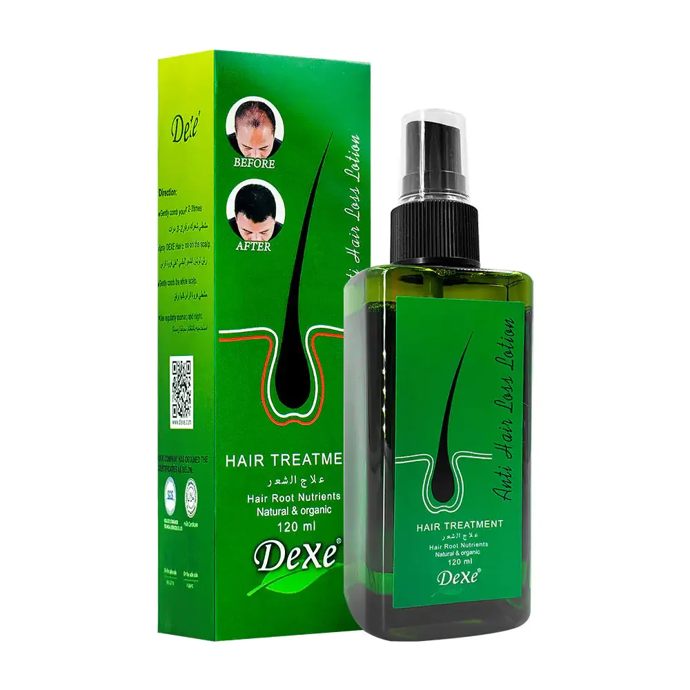 Spray con tratamiento para evitar la caída cabello dexe de 120ml con extractos naturales