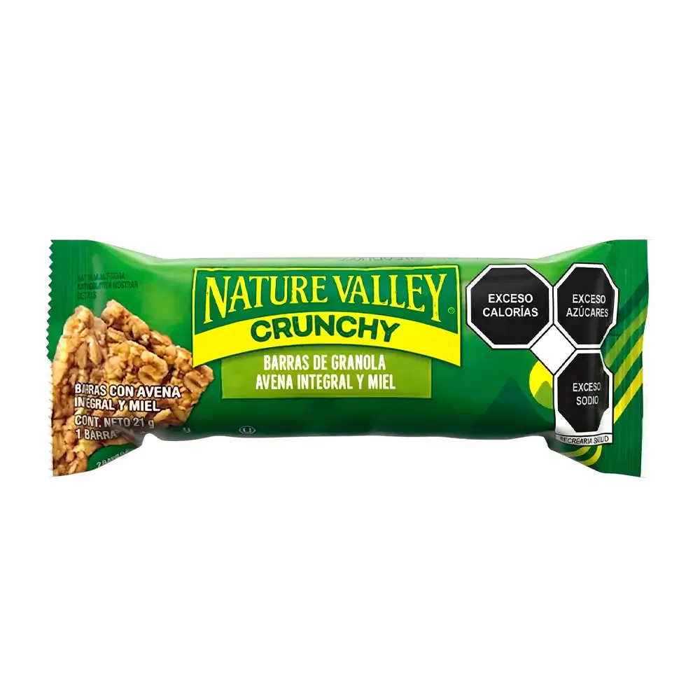 Barras de granola nature valley avena y miel 21g / 515758