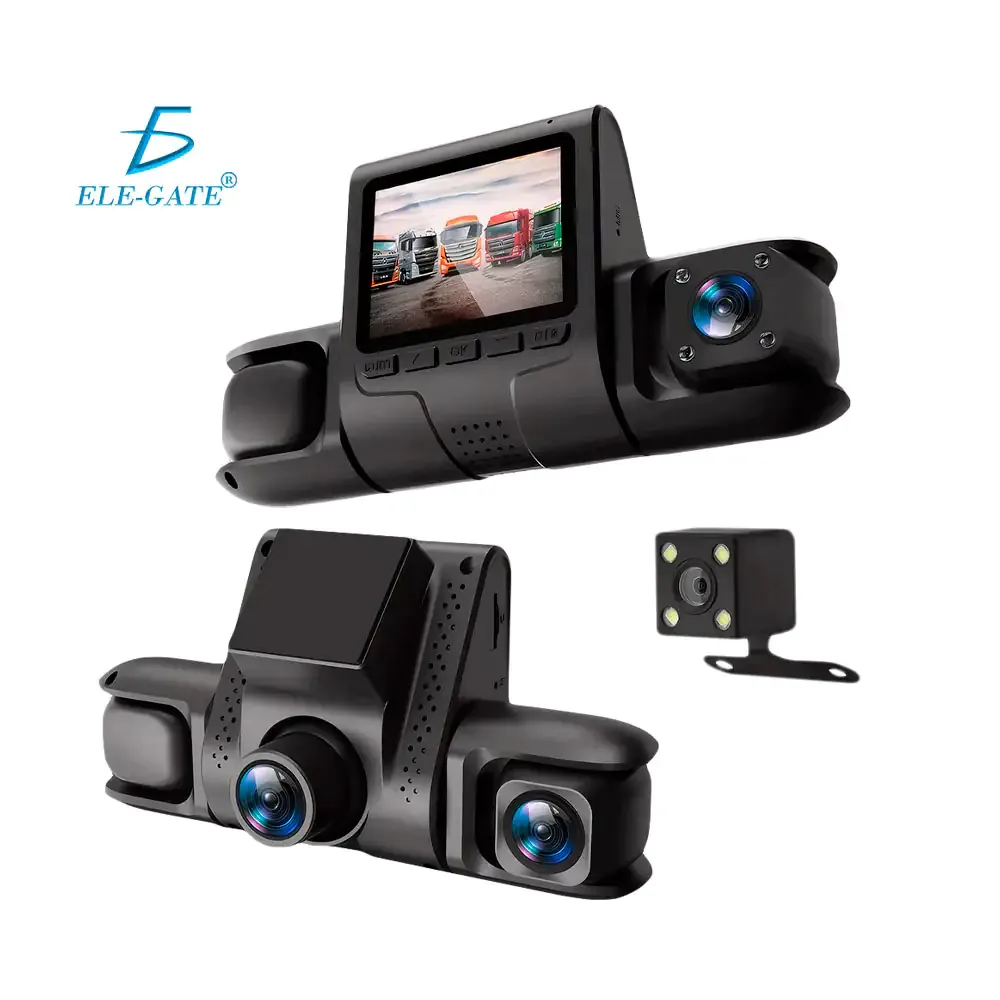 Cámara para carro con 4 canales 360 y multivisón, 1080p dash cam / web.hx413