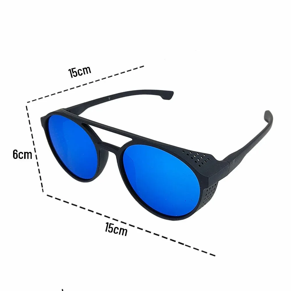 1pza Lentes solares con mica tornasol y protección lateral 3094-2f