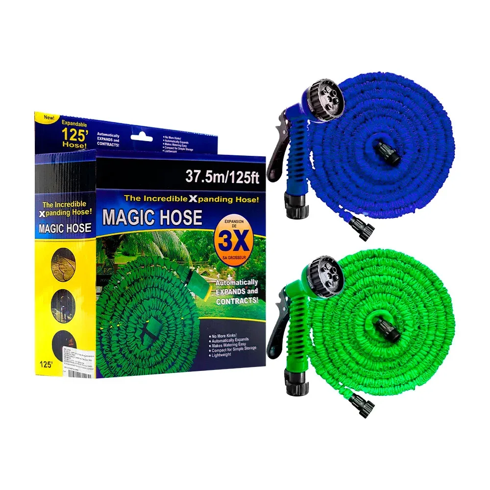 Manguera mágica expandible magic hose de 37.5 metros o 125ft / lu1543