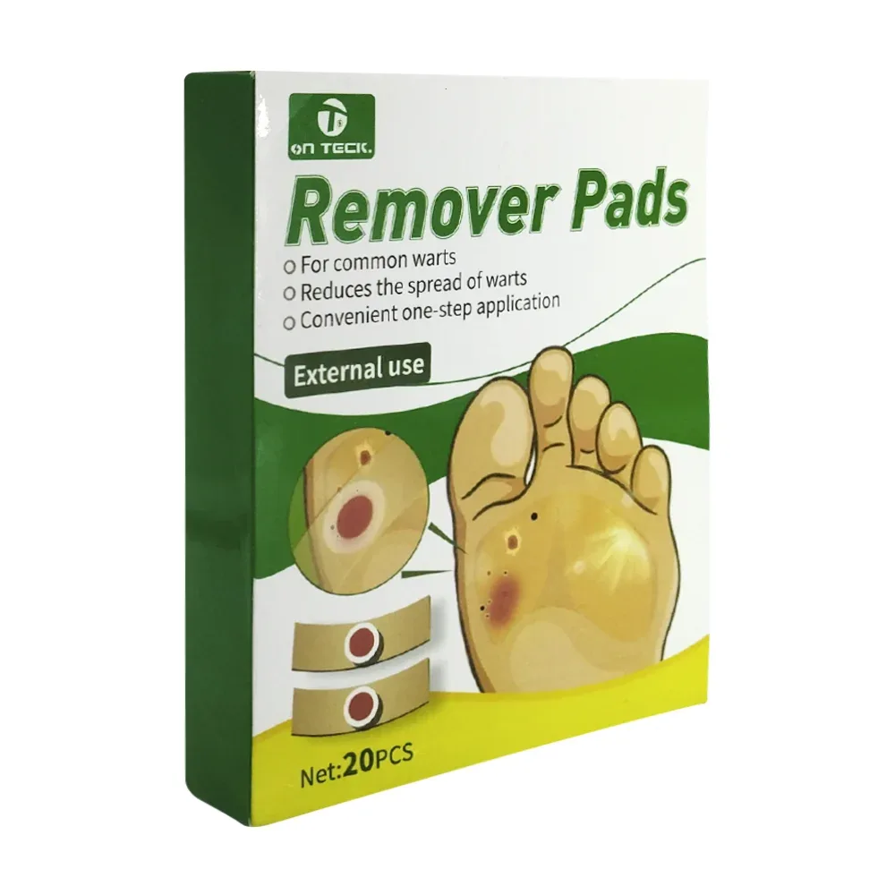 Paquete 20 almohadillas removedoras de callos para los pies / remover pads / 13524