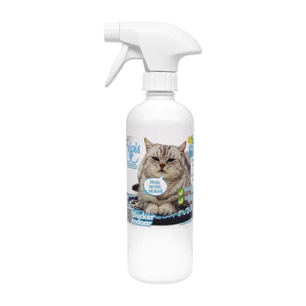 Repelente ahuyentador de gatos en spray para interiores con aroma de cítrico, 500ml / 293707