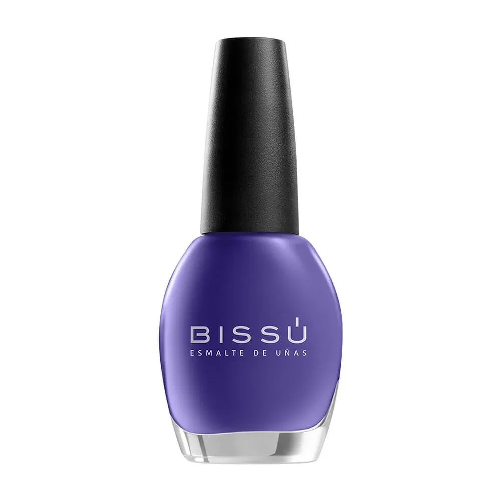 1pza Esmalte bissú para uñas, tono 218 azul violeta 15ml / b006196