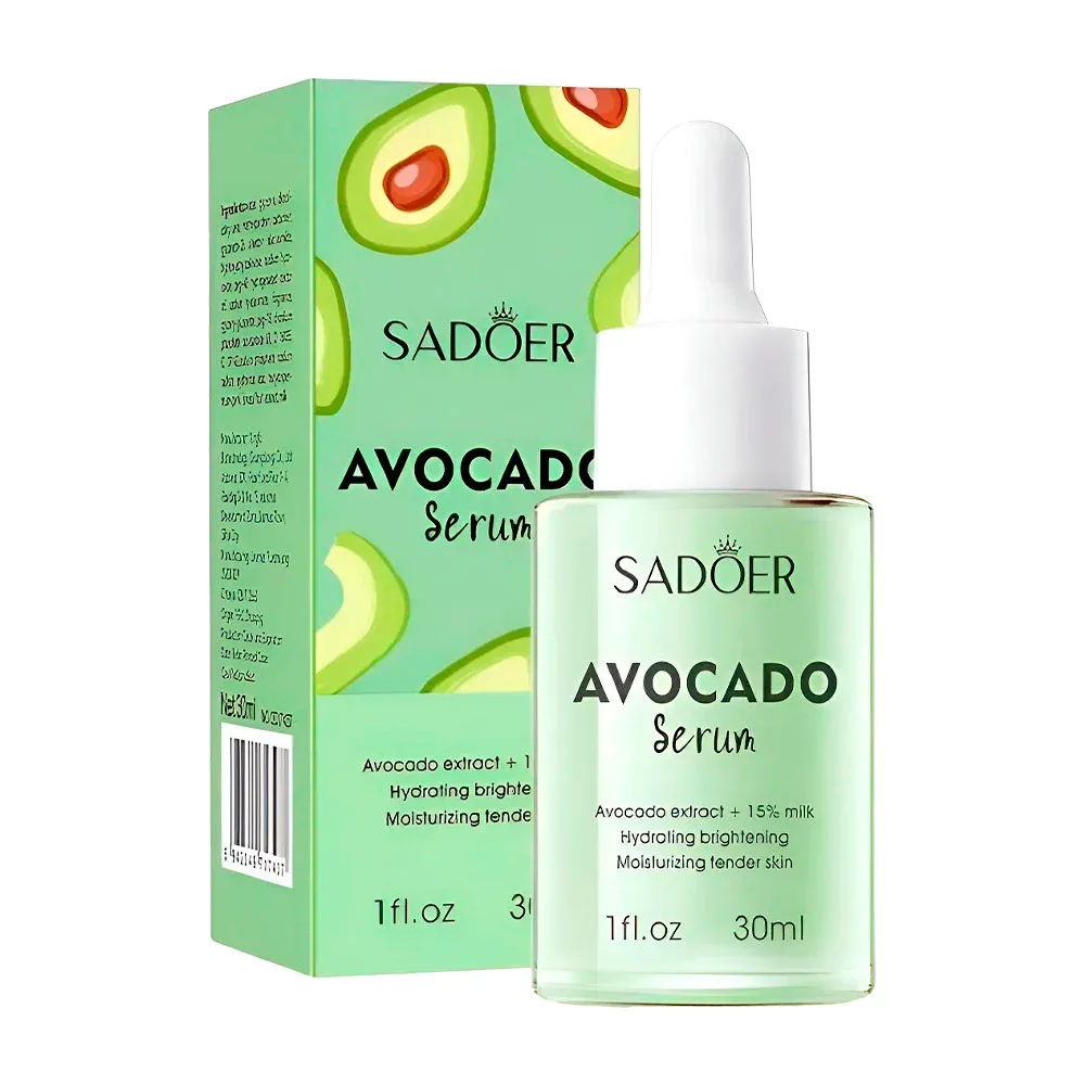 Serum con extracto de aguacate, para hidratar y blanquear la piel, 30ml