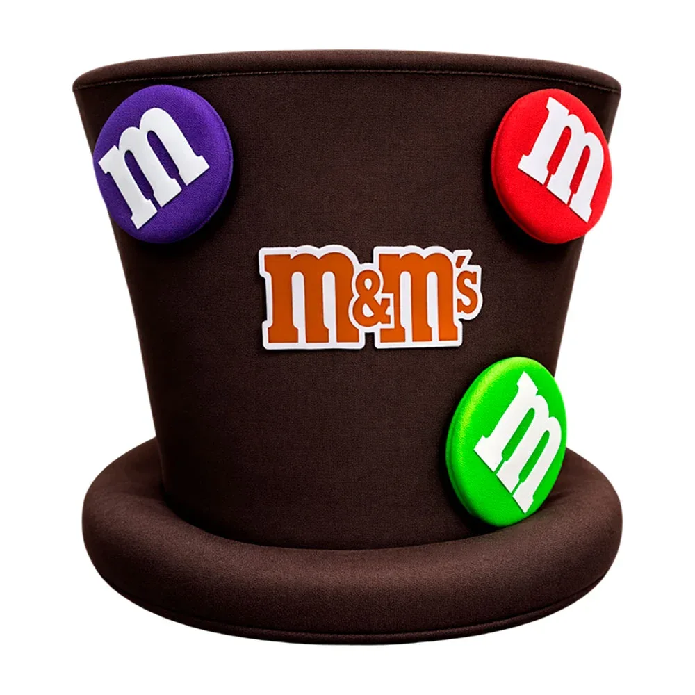 1pza Sombrero grande para fiesta con diseño de m&ms / sbr.m&ms
