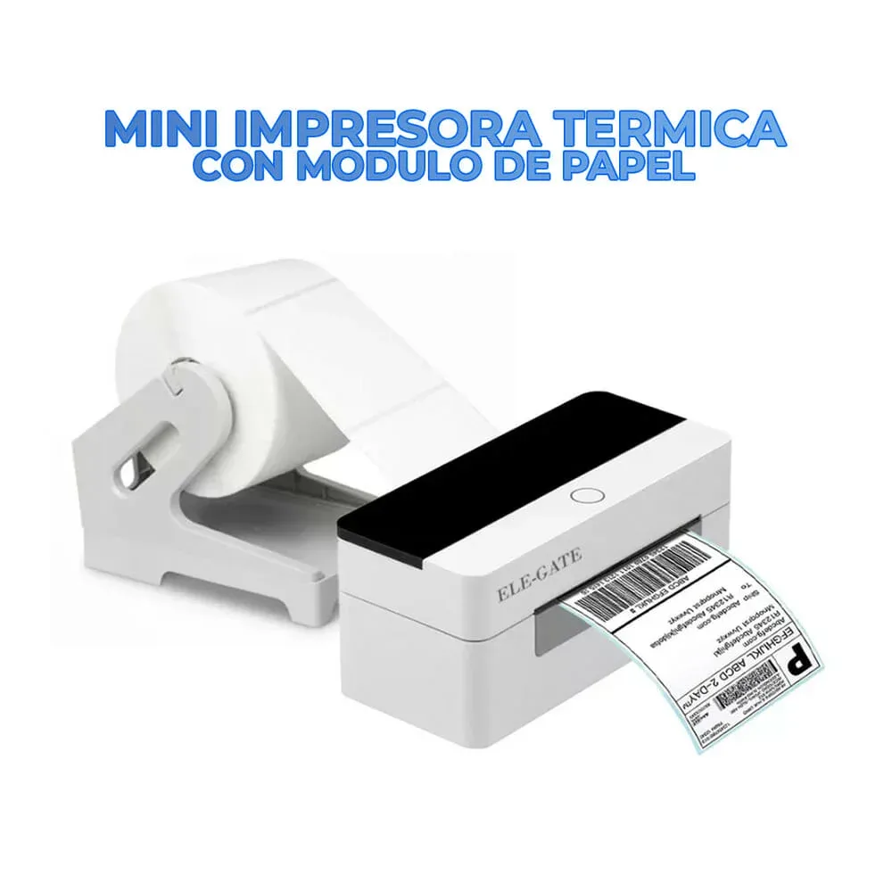 Mini Impresora térmica de etiquetas con conexion usb, variedad de medidas / im.07