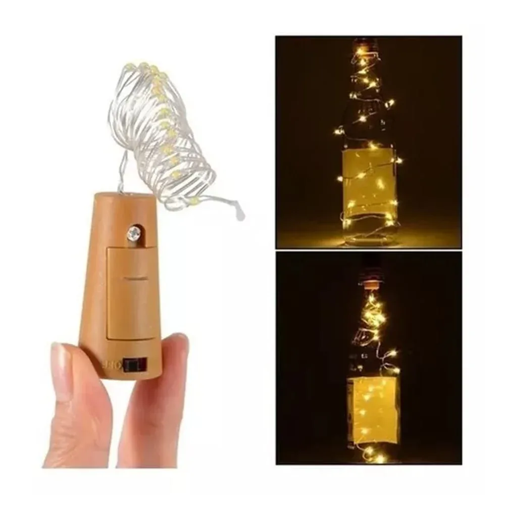 Mini serie de luz rgb tipo corcho wanergy de 2 metros / 412053
