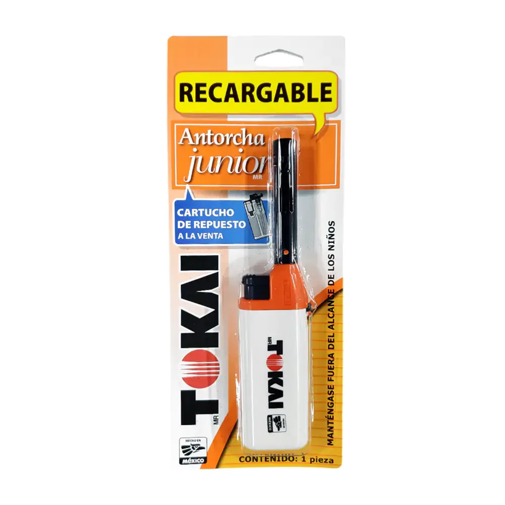 Encendedor tokai tipo antorcha junior, recargable / 106035