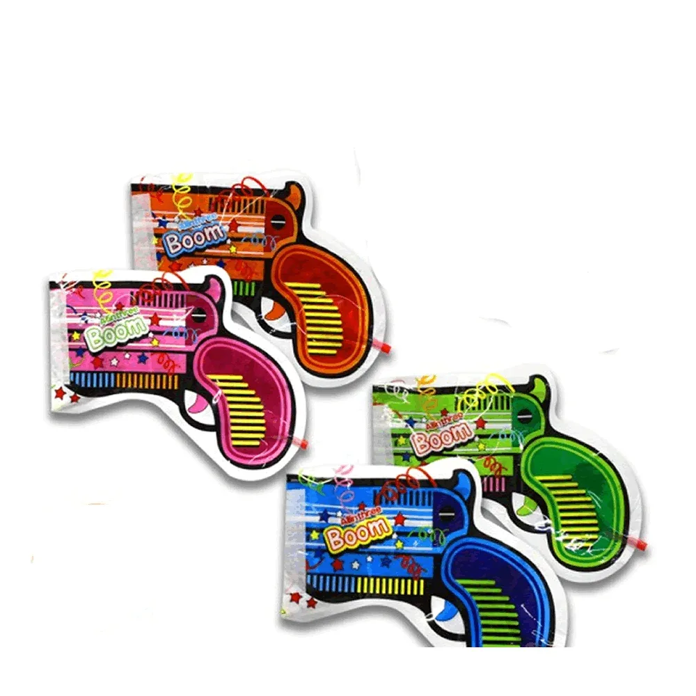 1pza Pistola inflable lanza confeti, variedad de diseños / lf-lpq5236 / q-1631