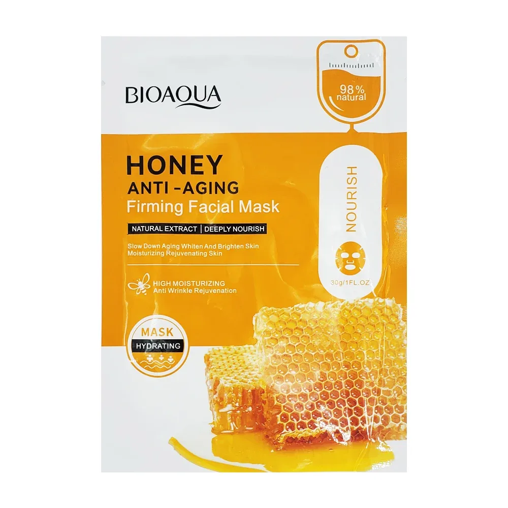 1pza Mascarilla facial reafirmante antienvejecimiento con extracto de miel, 30g / bqy56464