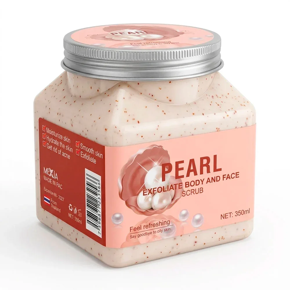Crema exfoliante facial y corporal con extracto de perlas, 350ml / pearl / 232566