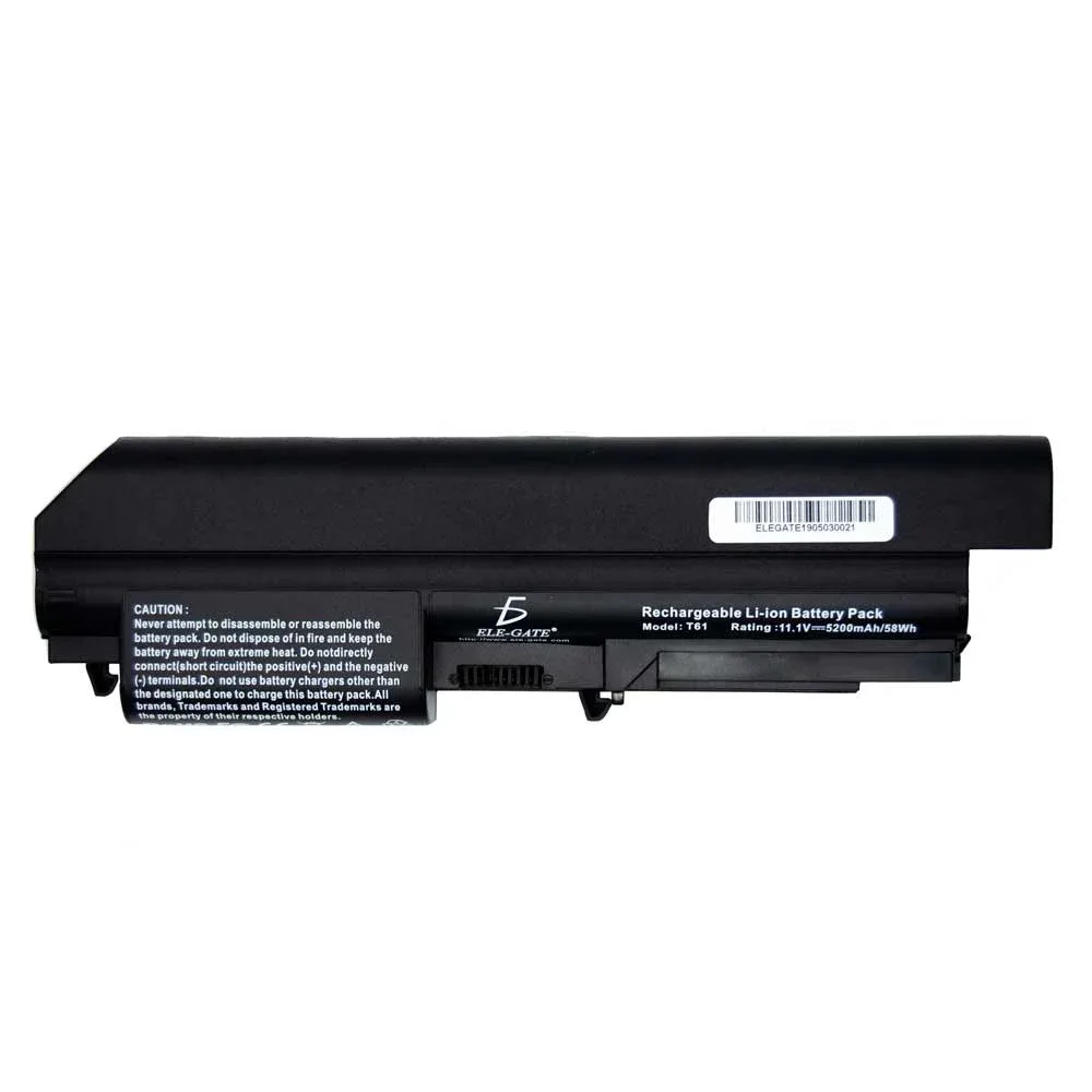 Batería para laptop ele gate let61 le.t61/r61/r400/t400/t60/r60