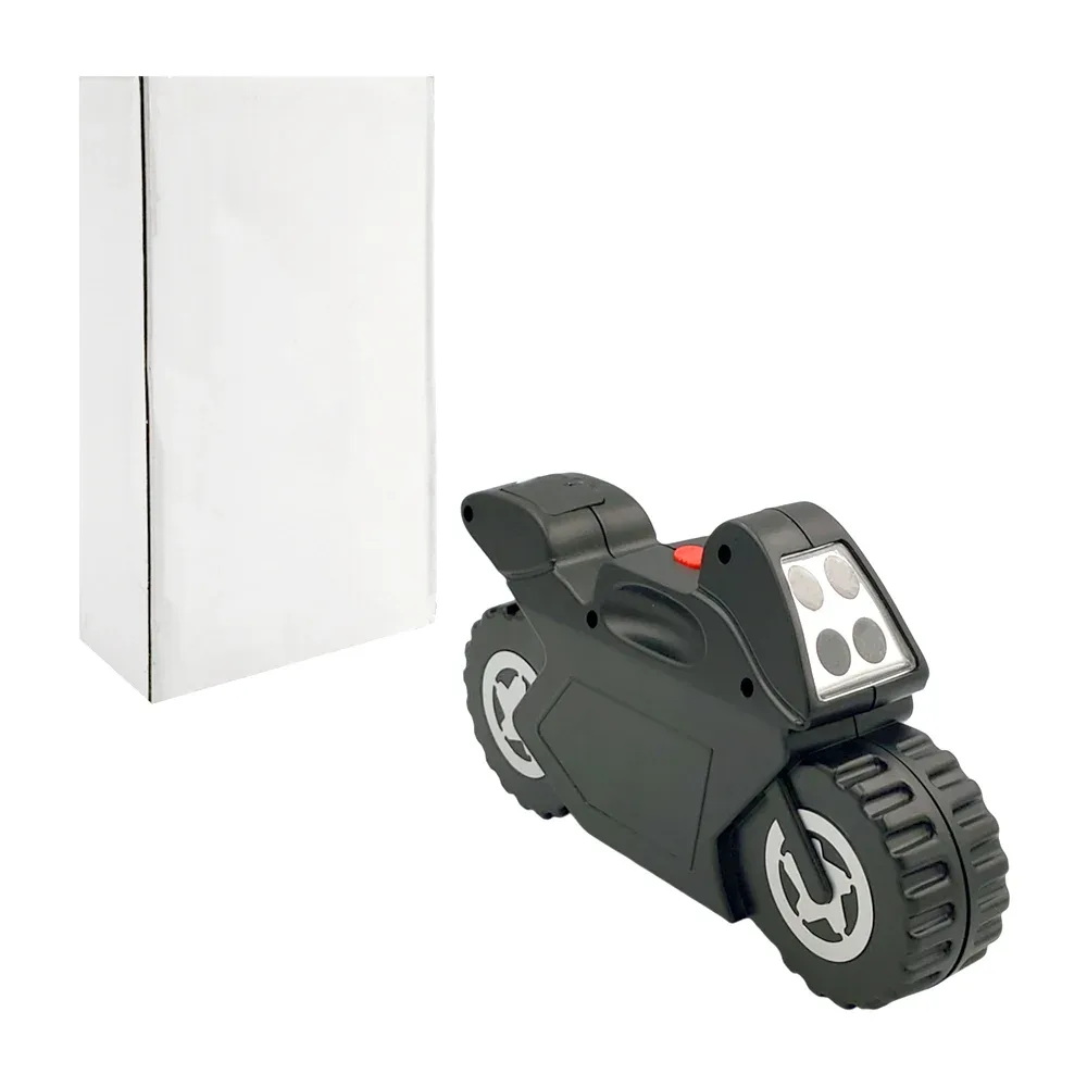 Estuche con forma de motocicleta para herramientas, puntas intercambiables, linterna y 11 herramientas / estuche moto / 148rd / l26-148rd