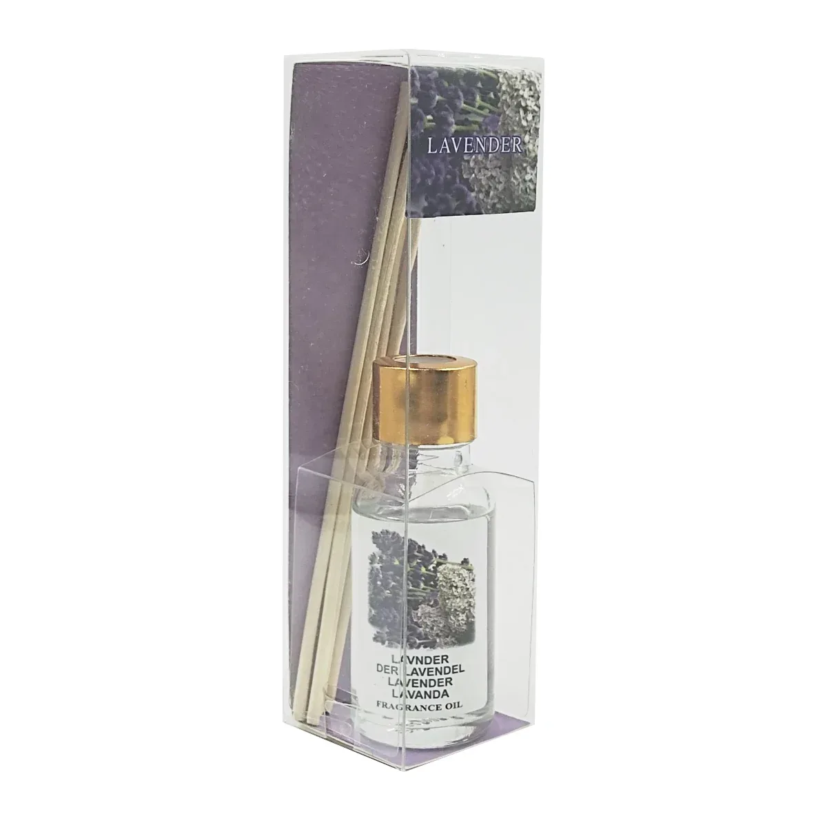 Difusor de aroma en aceite con olor a lavanda y varitas de madera, 30ml / lavender / 15551