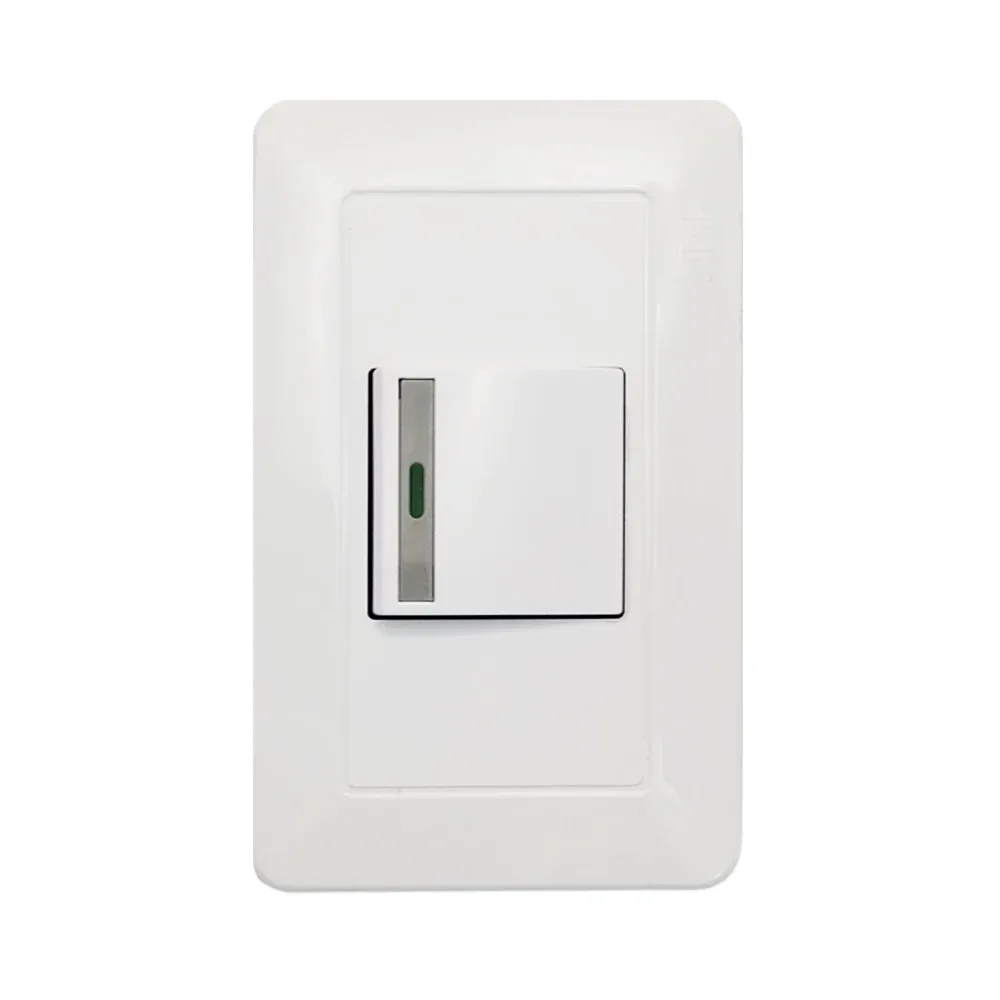 Placa de pared, con interruptor apagador sencillo / línea capri / adir / 4401