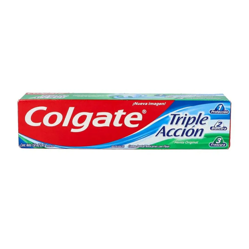 Paquete 4 Pastas dentales colgate triple acción, 150ml / mx06757a / 13185d