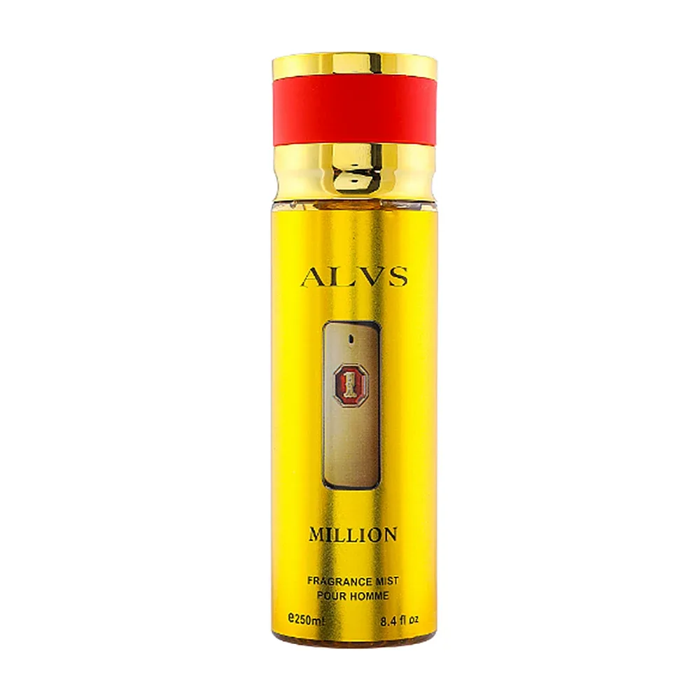 Perfume - body mist alvs million con fragancia para hombre, 250ml / jh250-37