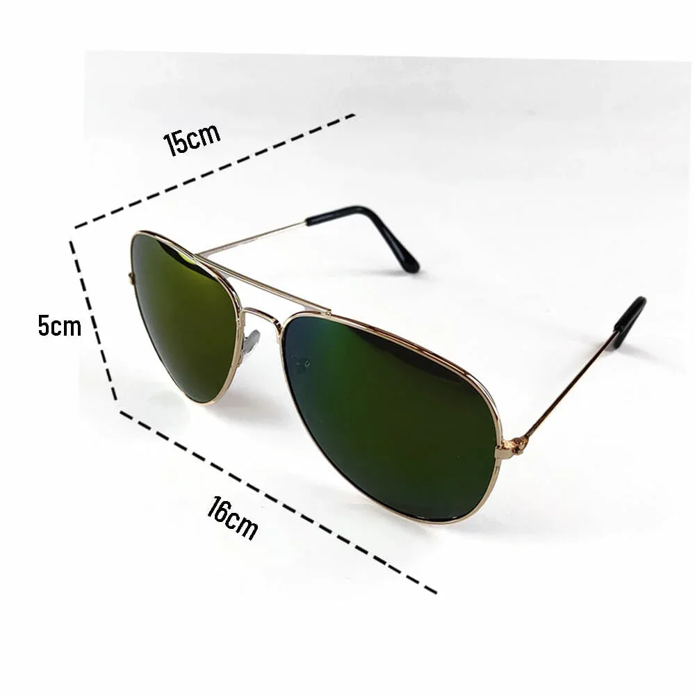 Gafas lentes de sol estilo aviador, variedad de colores / 2550-2f