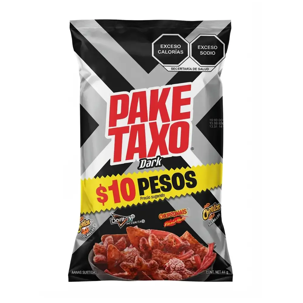 1pza Bolsa de paketaxo dark, 44g / 044337