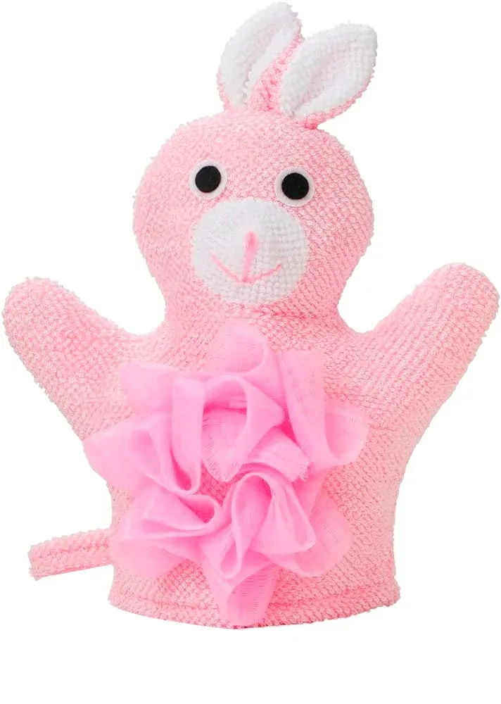 1pza Esponja / estropajo de baño para aseo personal con peluche en forma de animales con patas, variedad de diseños / 23-yq-003