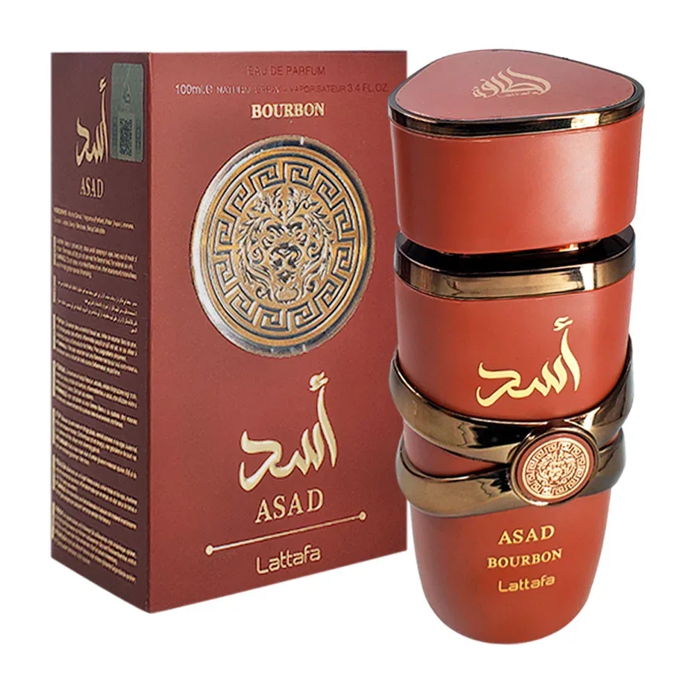 Perfume asad lattafa bourbon en spray con fragancia para hombre, 100ml / 40362