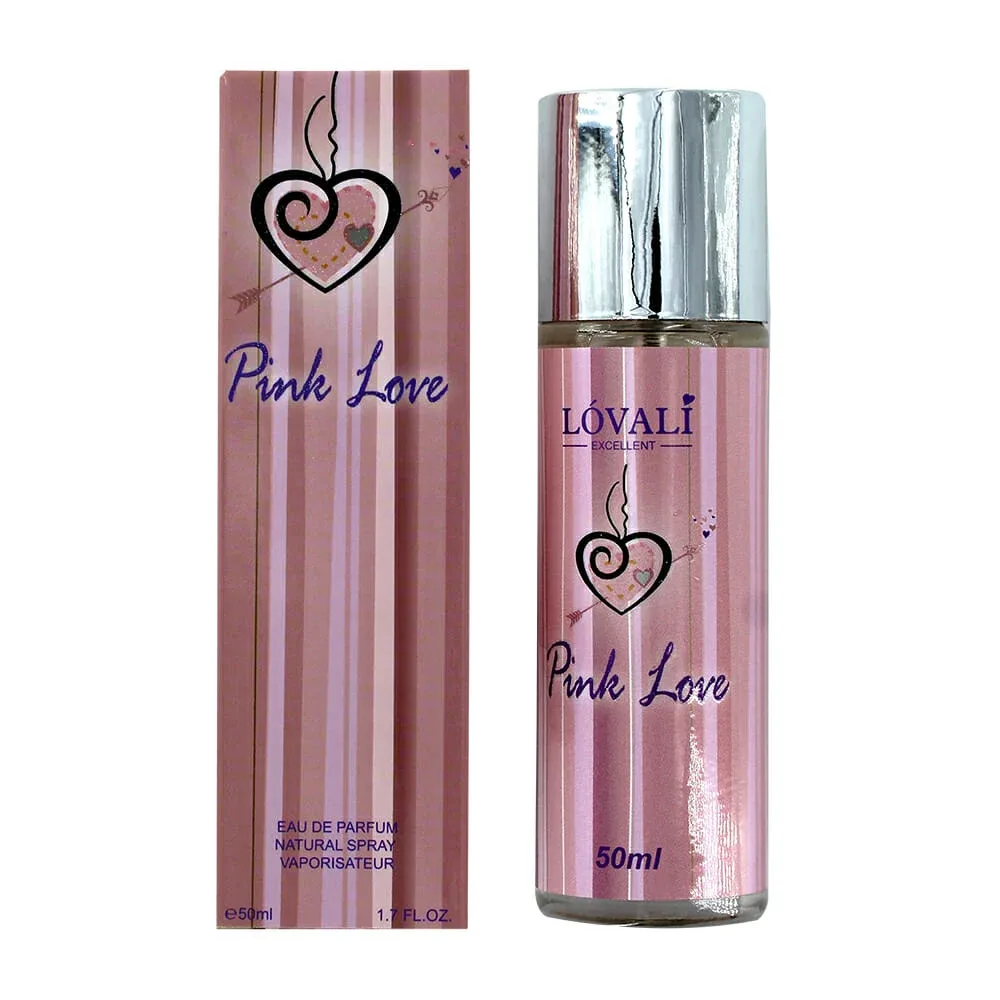 Perfume para dama pink love 50ml / lóvali / 3345