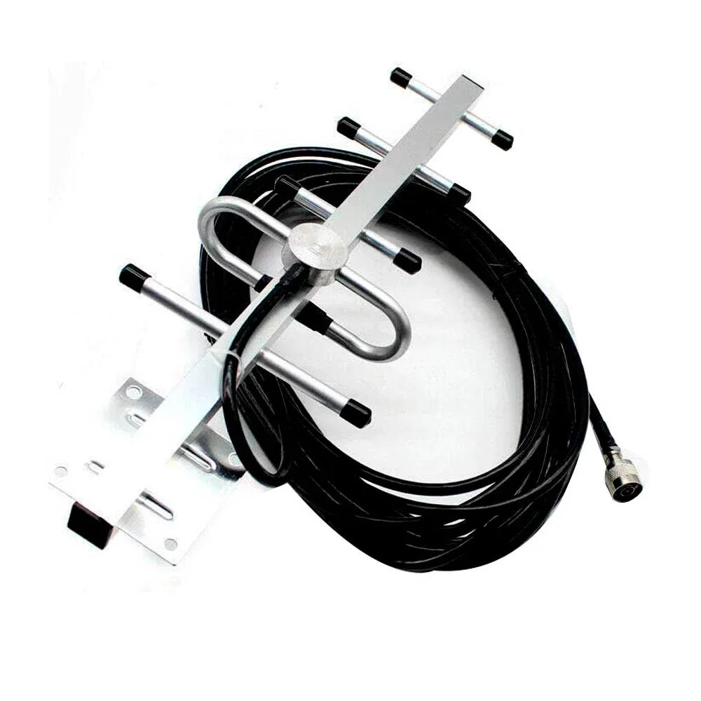 Antena aérea fija para exteriores hdtv de 10 elementos ensamblables para banda vhf o uhf / 12nw