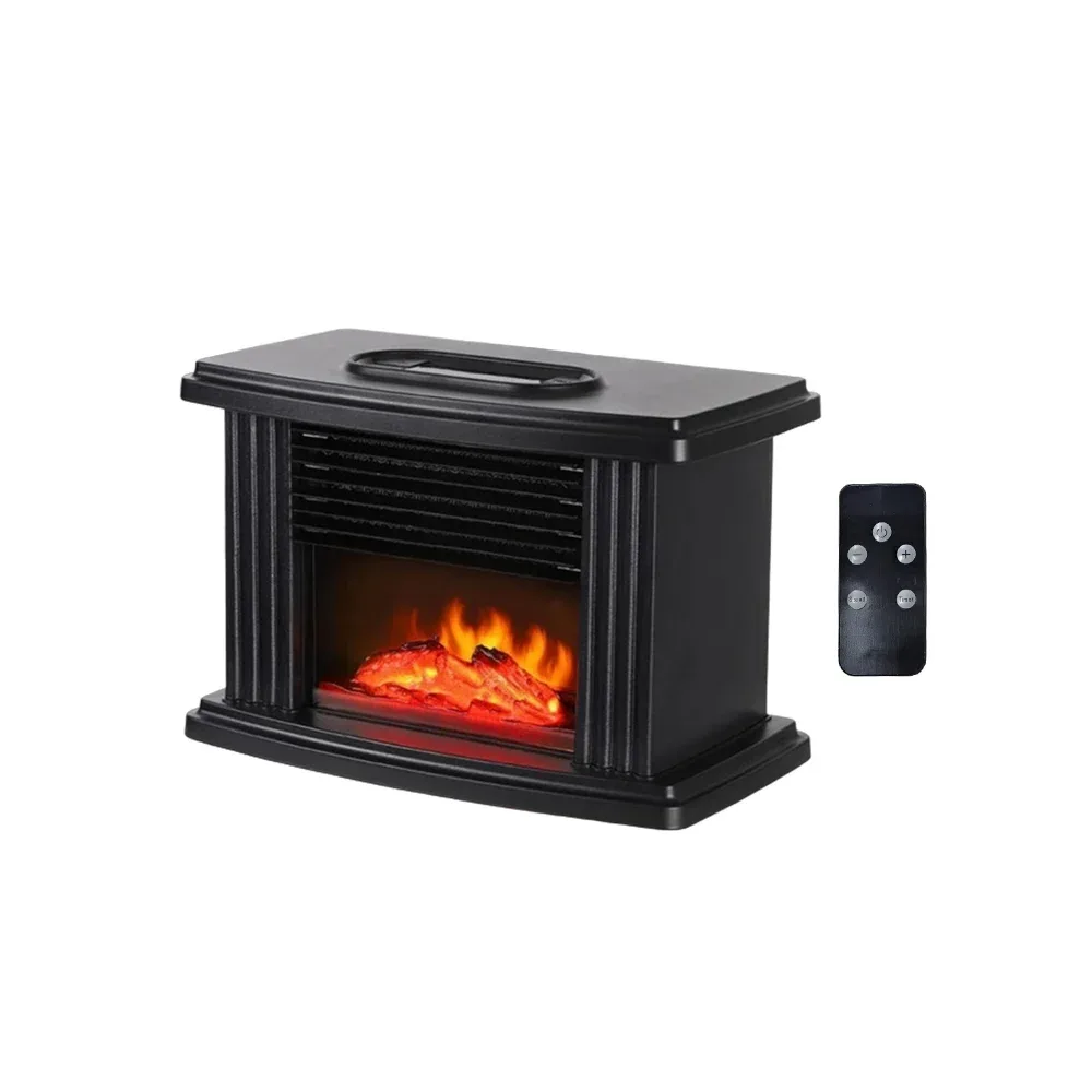 Mini calefactor eléctrico con diseño de chimenea y control remoto / flame heater / 12425