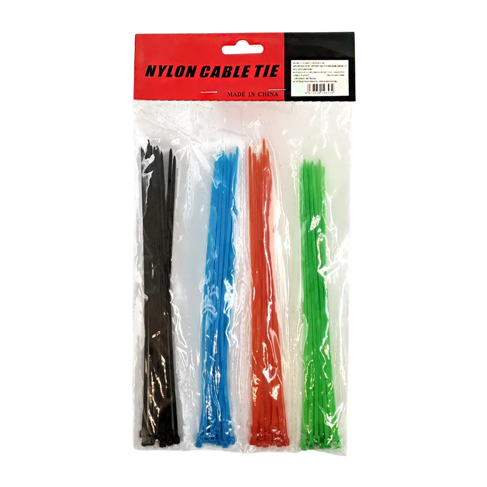 Paquete con 48 cinchos, delgados de 20cm en diferentes colores / tl35817