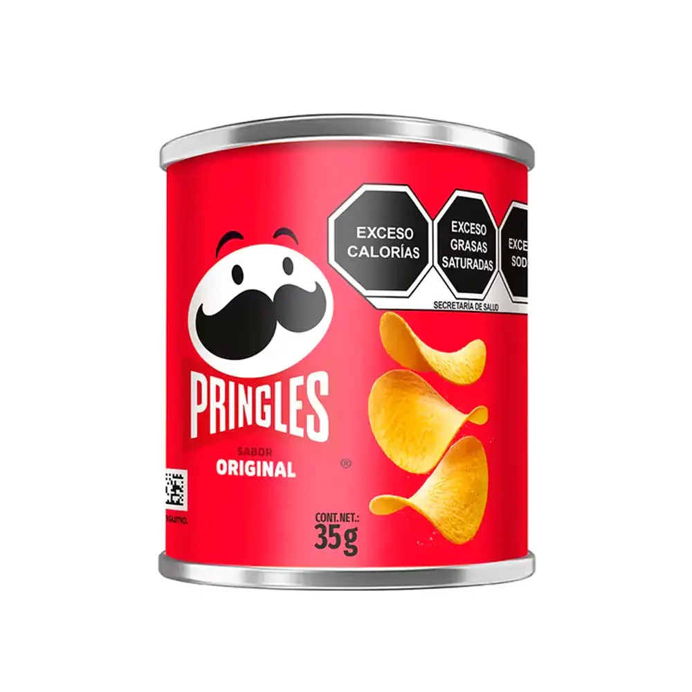 Bote de papas pringles con sabor original de 35g / pringles35-o