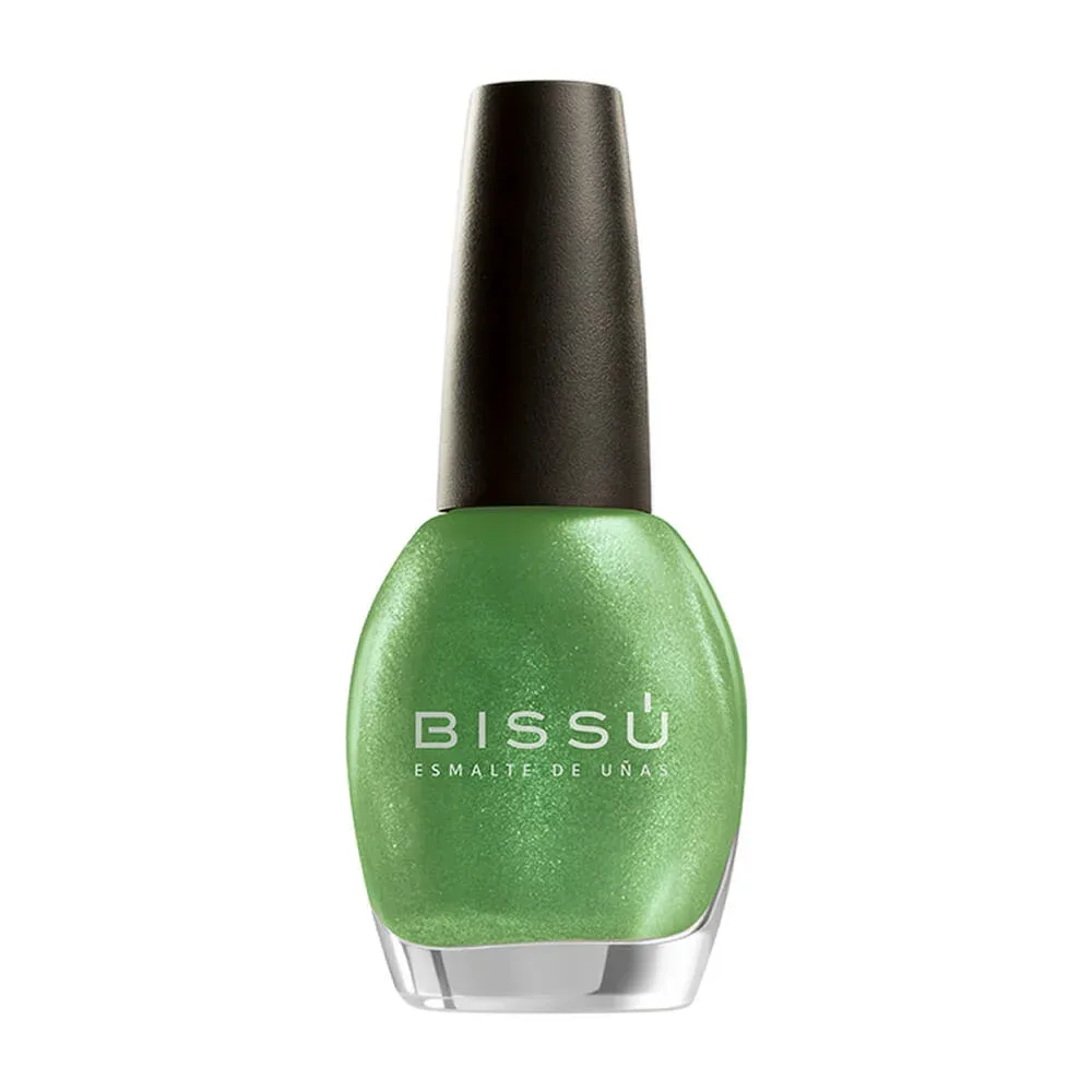 1pza Esmalte bissú para uñas, tono 207 verde carey 15ml / b003437