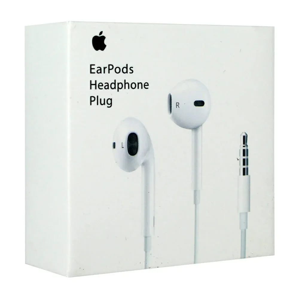 Audífonos earpods con entrada lightning 4 o auxiliar 3.5mm / earpods lightning connector