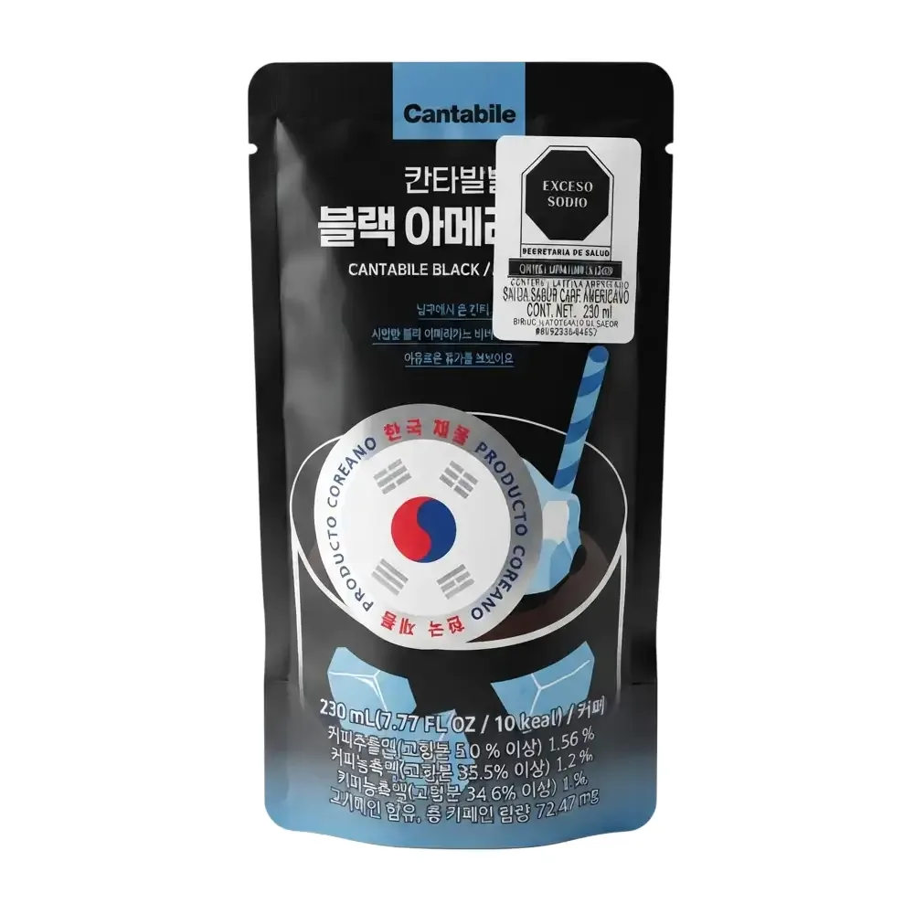 1pza sobre de bebida cantabile sabor café americano, 230ml / 644557