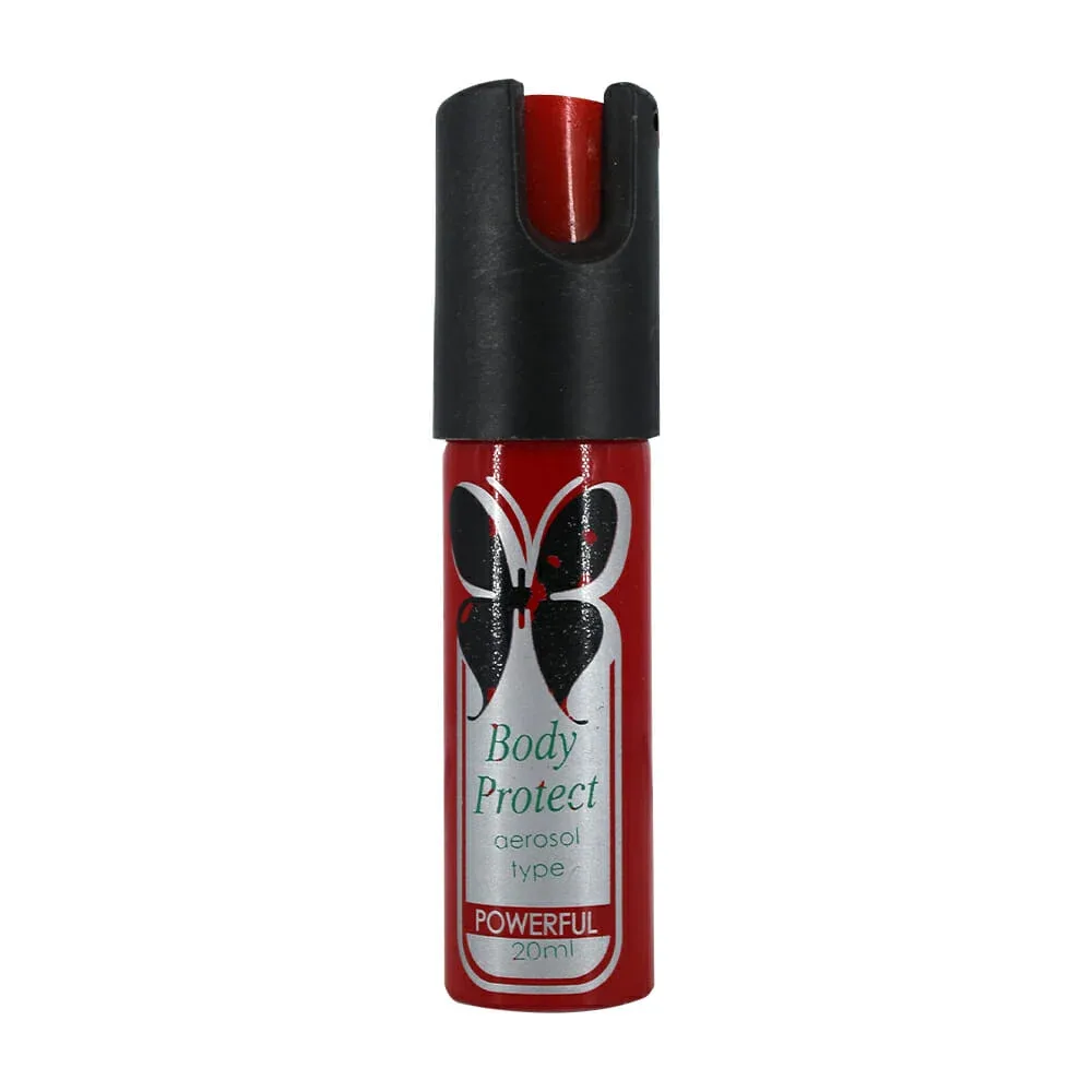 Spray gas pimienta paralizante de defensa personal / body protect / 20-22grms