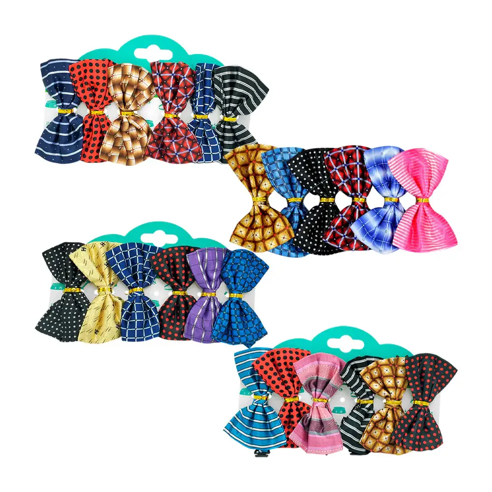 1pza Moño collar para mascotas, 10cm x 6cm, variedad de colores y diseños / jr1307