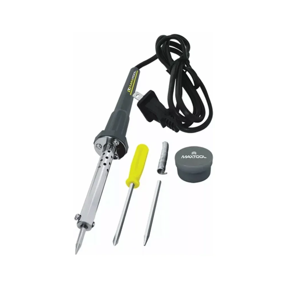 Cautín tipo lápiz maxtool de 30w y variedad de accesorios / 301801