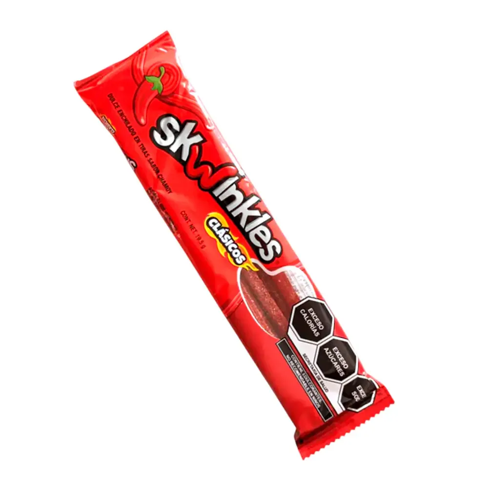 1pz skwinkles clásicos en tiras sabor chamoy, 19.5g / 105015