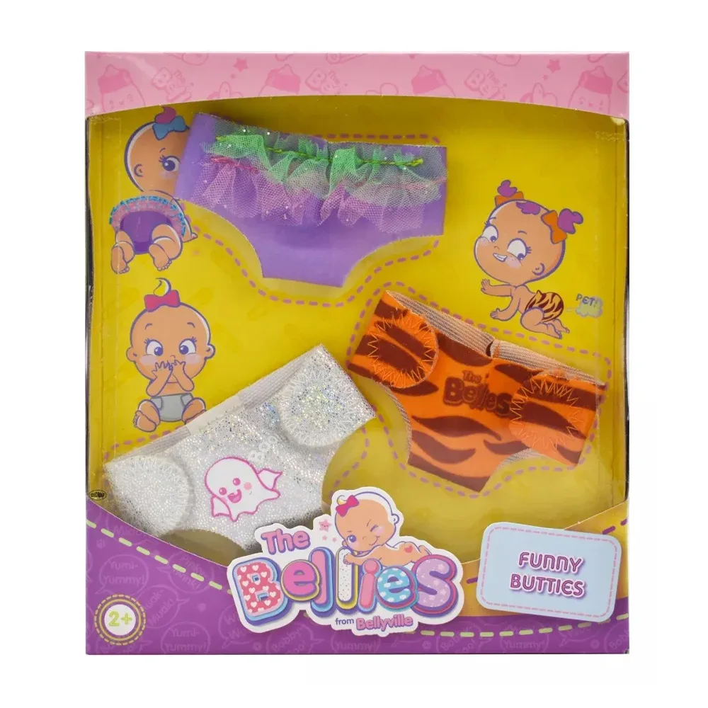 Paquete de 3 pañalitos para the bellies, variedad de diseños / 700015793