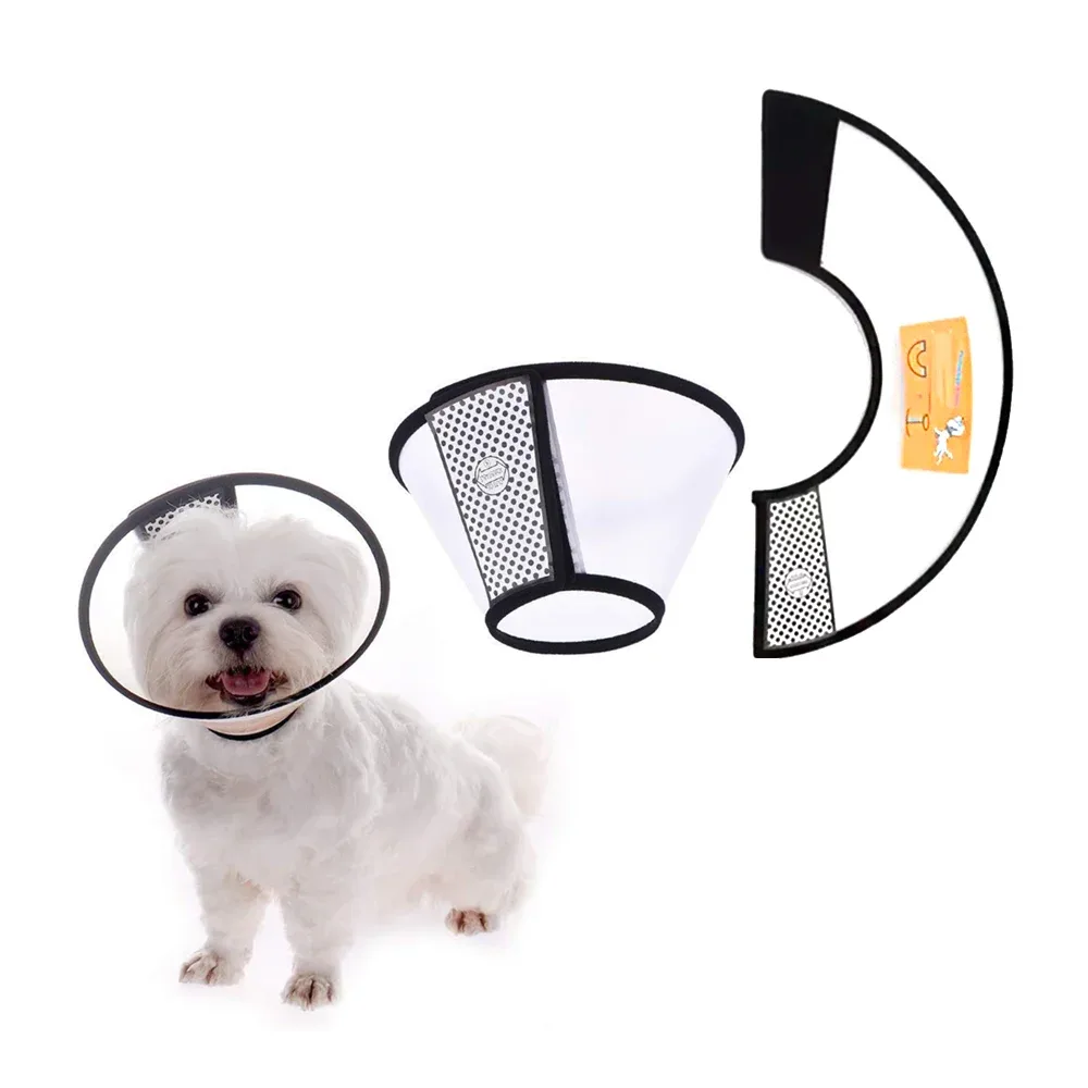 Collarín isabelino del número 7 con velcro ajustable para mascotas / pet protection cover / 2446